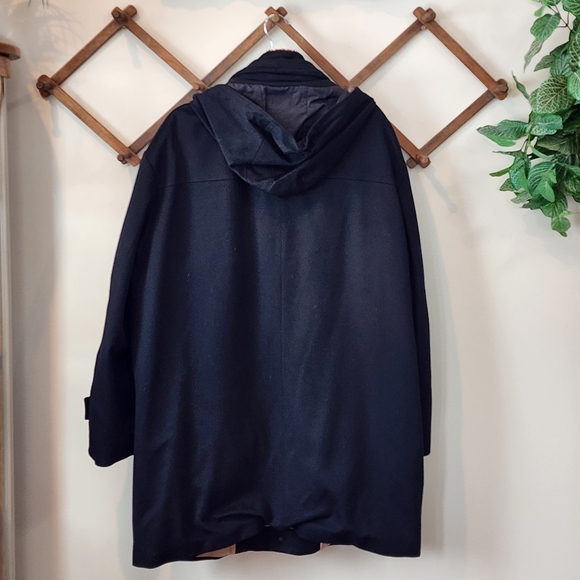 Paul & Shark Loro Piana Storm System 100% Cashmere Hooded Coat Detachable Collar - Picture 7 of 16